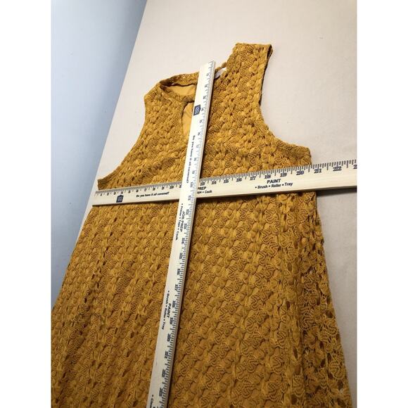 G Collection Eyelet Dress 1X Sleeveless Boho Vacation Clueless Preppy Pullover - Picture 8 of 8